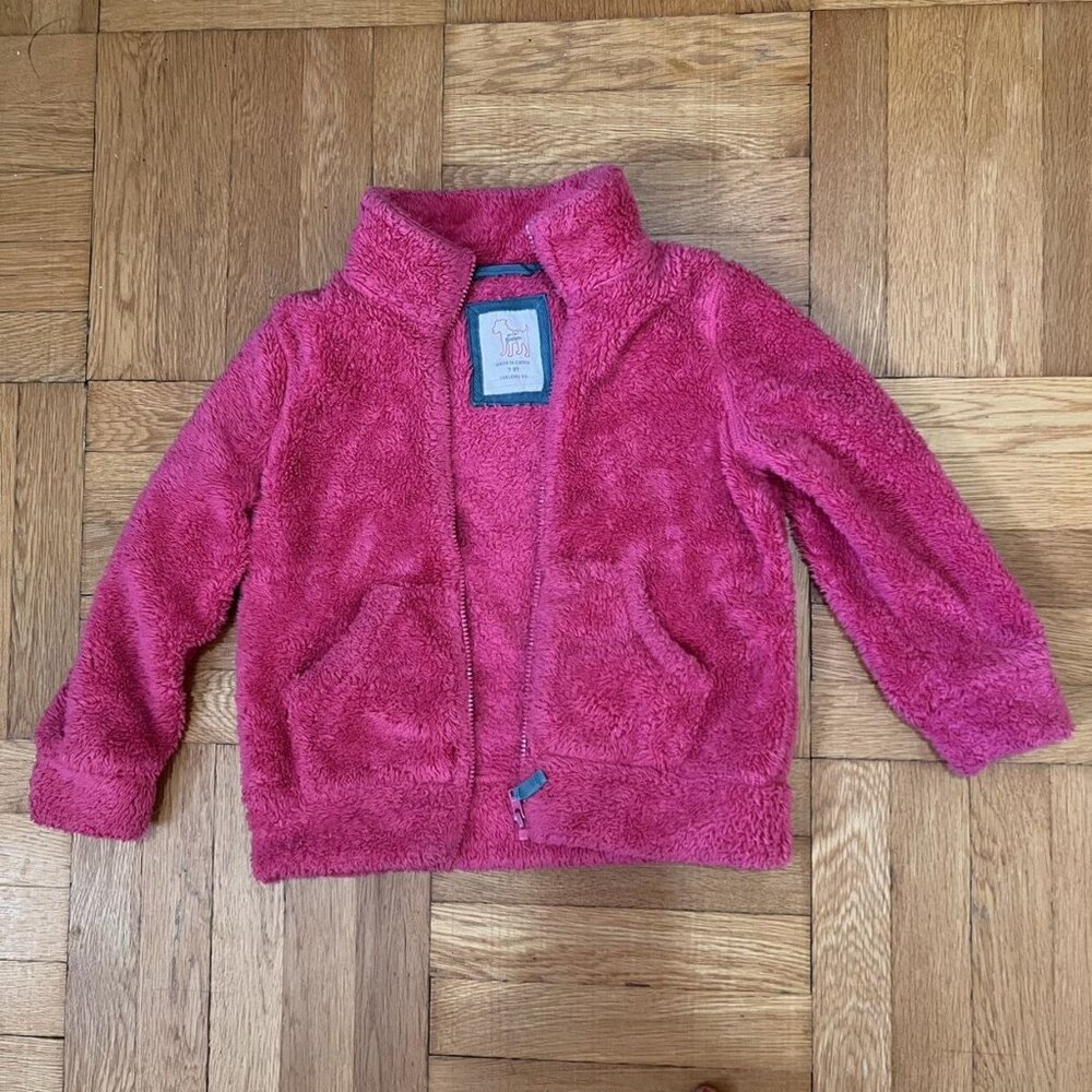 Mini Boden Teddy Zip Up 7/8